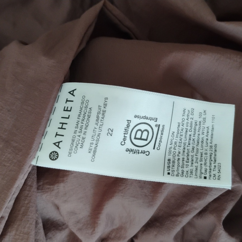 Athleta X Alicia Keys Utility Jumpsuit - Picture 9 of 10